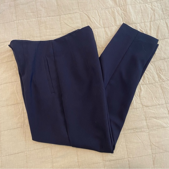 Zara High Waist Pants in Navy size Small - Picture 3 of 10
